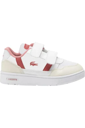 Lacoste Synthetische suède kinderschoenen T-Clip ( /Roze)
