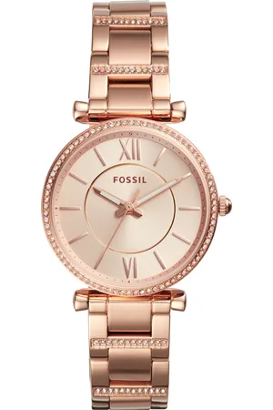 Fossil Carlie dameshorloge Rosékleurig ES4301