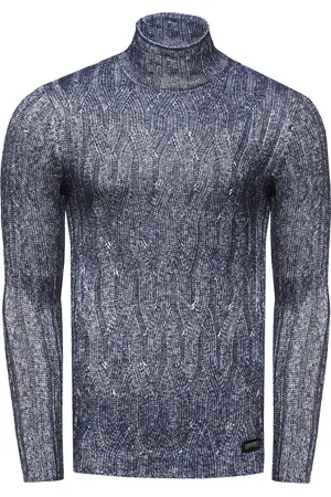 Rusty Neal Clubwear gebreide trui met hoge hals