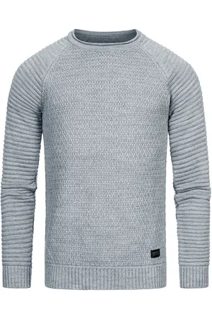 Rusty Neal Zware biker Chunky trui met ronde hals