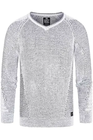 Rusty Neal Chunky Slim Fit V-Hals Trui