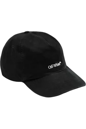 OFF-WHITE Gebroken wit Bookish OW-logo zwarte pet