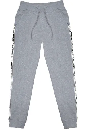 Philipp Plein Branded Tape Grijze joggingbroek