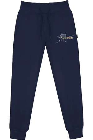 Philipp Plein Klein logo marineblauwe joggingbroek
