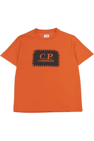 C.P. Company CP T-shirt voor kinderen met Company Patch-logo