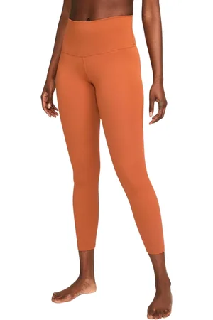 Nike Dri-Fit roestbruine yogalegging