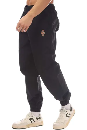 MARCELO BURLON Sunset Cross Nylon Joggingbroek voor heren in Zwart, Rood
