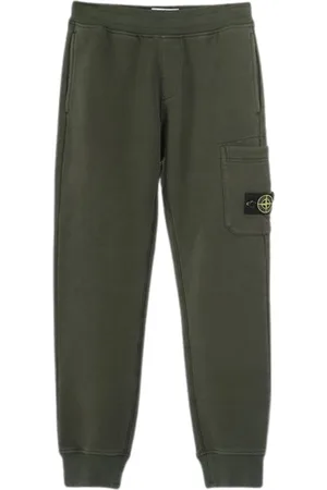 Stone Island Pocket Patch groene joggingbroek