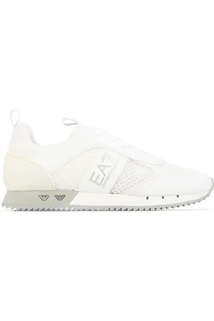 EA7 Emporio Armani B&M mesh hardloopsneakers voor heren, wit
