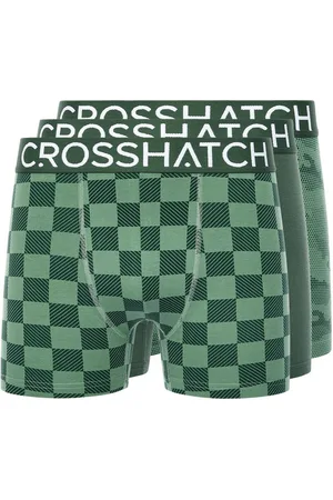 Crosshatch Heren Bresler Boxershorts (Set van 3)
