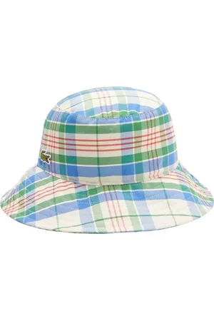 Lacoste Geruite emmerhoed van katoenmix (Veelkleurig)