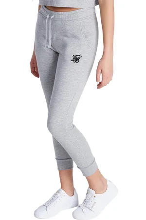 SikSilk Meisjes Essentials Joggingbroek met manchet (Grijze Mergel)