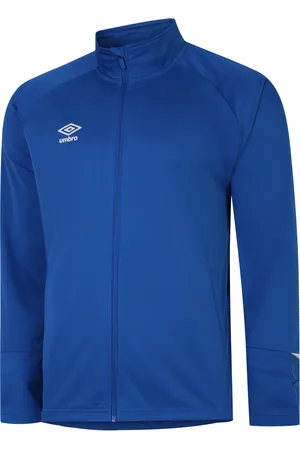 Umbro Gebreid trainingsjack voor kinderen/Kids Total Training (Koningsblauw/Wit)