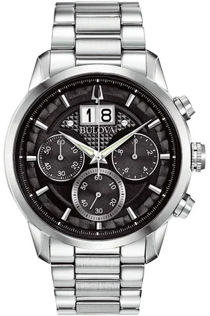 BULOVA Sutton herenhorloge Zilverkleurig 96B319