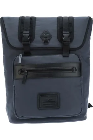 Ted Baker Heren Komute Twill Gerecyclede Rugzak (Marine / Zwart)