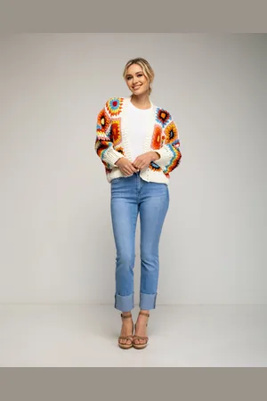 Tantra Uitlopende rechte jeans