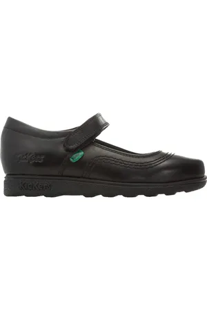 Kickers Meisjes Fragma Pop Leren Schoolschoenen