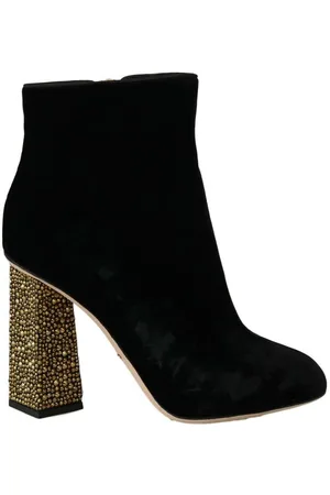 Dolce & Gabbana Kristallen Schoenen Met Vierkante Hak