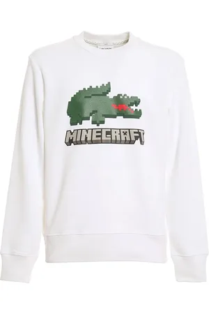 Lacoste Uniseks volwassen Minecraft Sweatshirt met lange mouwen