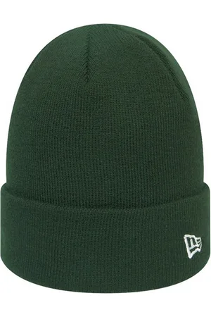 New Era Gebreide muts Unisex Volwassenen Vlag (Donkergroen)