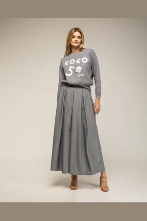 Tantra Wijde broek met elastische tailleband