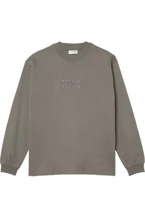 Lacoste Katoenen loose fit sweater voor volwassenen
