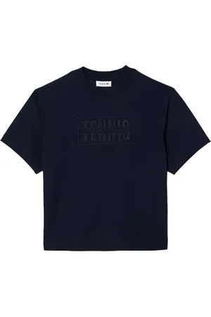 Lacoste Dames/Dames Geborduurd Katoenen Oversized Tennis T-shirt