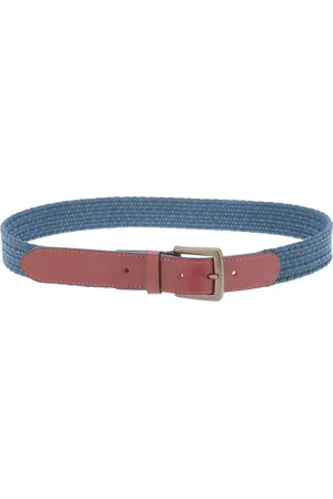 Ted Baker Galan Riem van gevlochten koeienleer (Marine)