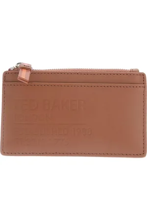 Ted Baker Dames/Dames Darcena Logo Runderleren Portemonnee met Ritssluiting