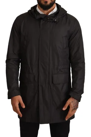 Dolce & Gabbana Stijlvolle trenchcoat met capuchon