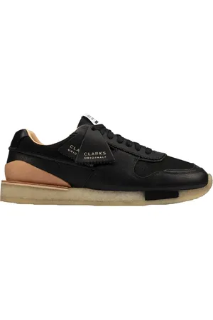 Clarks Heren Toe Run Leren Trainers
