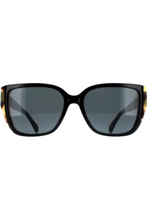 Michael Kors MK2199 Acadia 395087 bi layer amber schildpad donkergrijs zonnebril