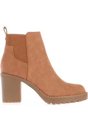 ONLY Dames/Dames Barbara Chelsea Laarzen met hak (Cognac)