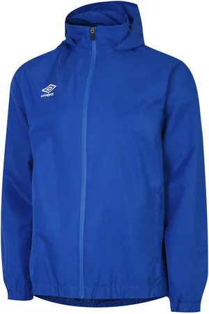 Umbro Waterdichte Trainingsjas voor Kinderen/Kinderen (Koningsblauw/Wit)