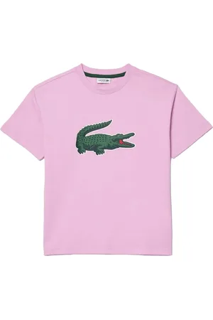 Lacoste Katoenen T-shirt met grafische print voor kinderen