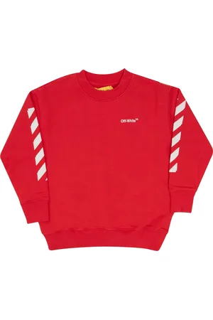 OFF-WHITE Off White Kinder/Kinder Arrow Rubber Crew Neck Sweatshirt ( /Wit)