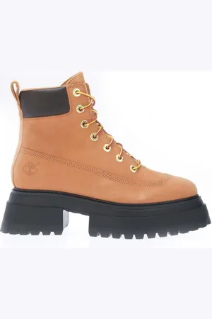 Timberland Dames/Dames Sky Leren Veterschoenen (Tarwe)