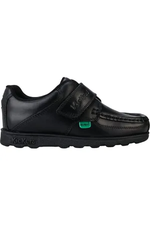Kickers Jongens Fragma Lo Leren Riempjes Schoenen