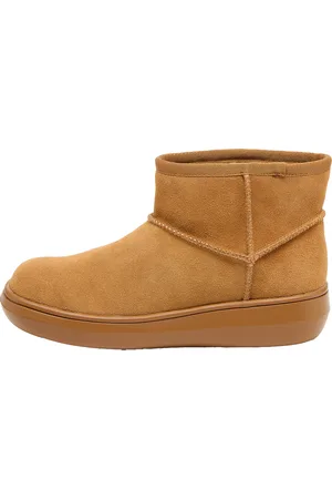 Rocket Dog Dames/Dames Sugar Rush Suede Enkellaarsjes (Kameel)