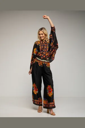 Tantra Bloemenprint blouse en broeken