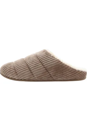 FitFlop Dames/Dames Chrissie Corduroy Slippers met Fleece Voering (Mink)