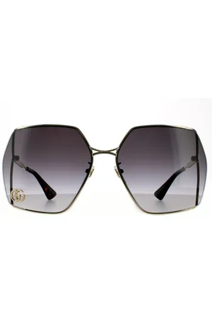 Gucci Zonnebril GG0817S 006 Goudgrijze gradiënt