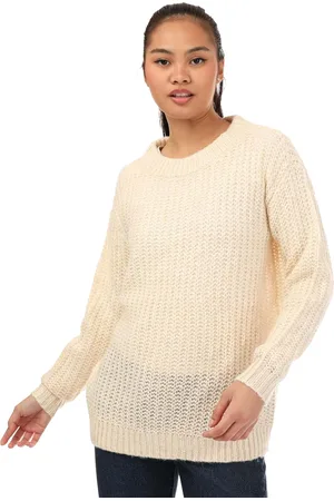 VERO MODA Dames/Dames Thunder Longline Trui (Natuurlijk)