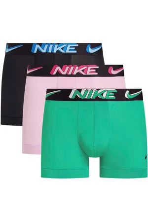 Nike Heren Boxershort (Pakket van 3) (Zwart/Groen/Lichtroze)