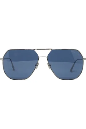 Tom Ford FT0852 14V Gilles-02 zilveren zonnebril