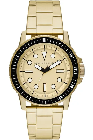 Armani Exchange Leonardo Heren Horloge Goudkleurig AX1854