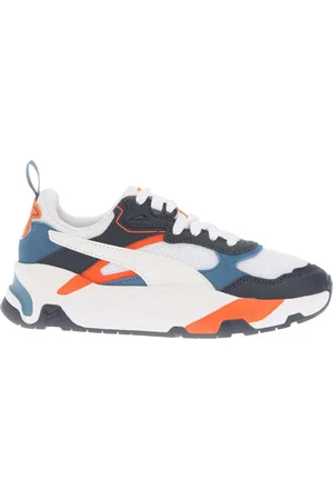 PUMA Kinderen/Kinderen Trinity Logo Trainers (Marine)