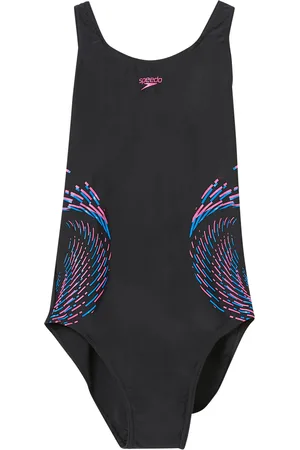 Speedo Meisjes Plastisol Placement Muscleback One Piece Swimsuit ( /roze)