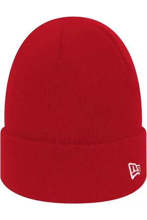 New Era Gebreide muts Unisex Volwassenen Vlag (Scarlet)