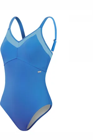 Speedo Dames/Dames Shaping Mesh Detail One Piece Zwempak